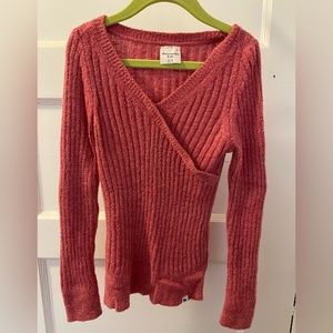 Abercrombie kids Faux Wrap Sweater